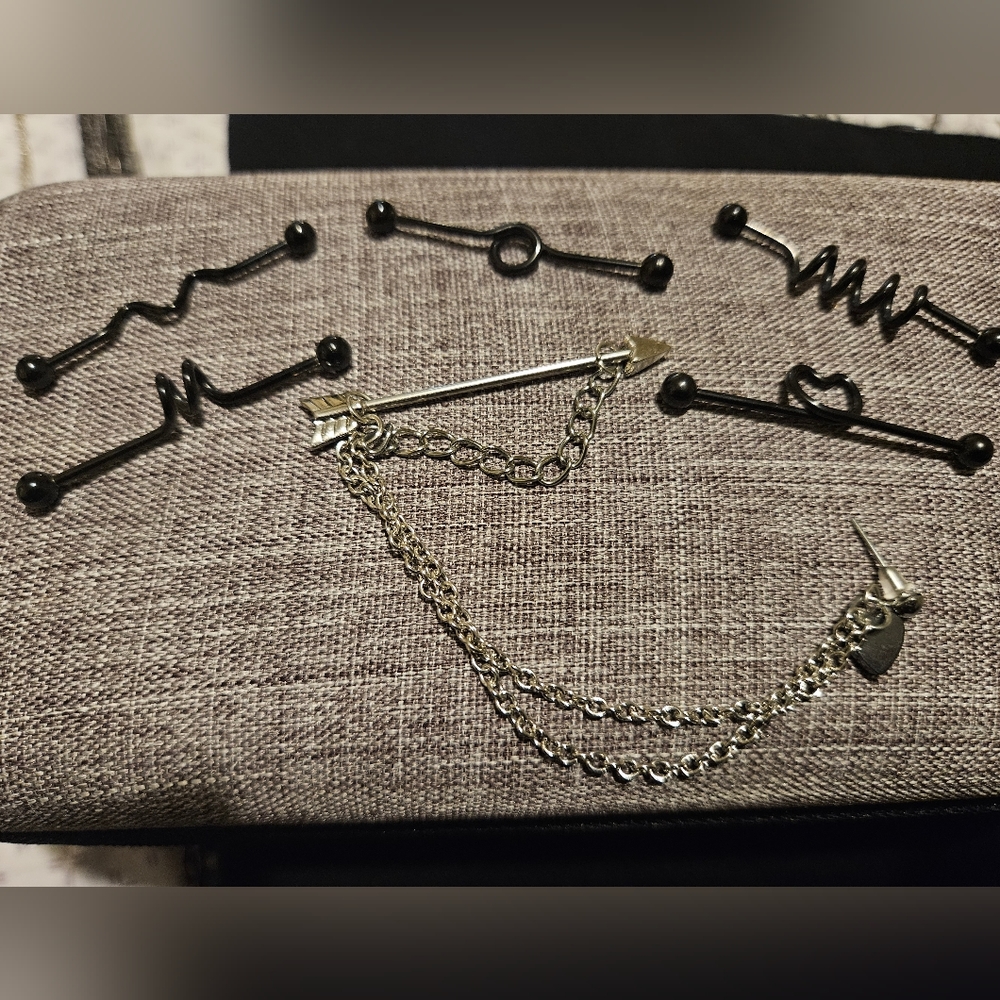 6 pc. Industrial Piercing Earring Set